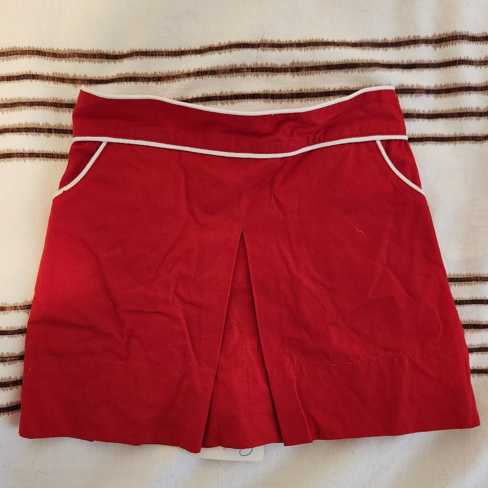 Baby CZ Red Tennis Skirt